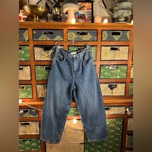 Topshop Baggy Blue Jeans